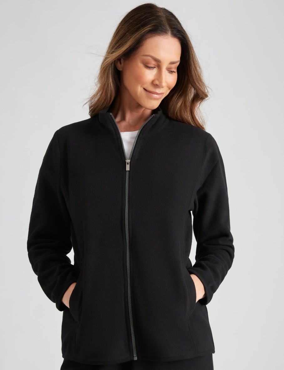 Women Millers Jackets | Millers Long Sleeve Microfleece Zip Jacket