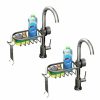 Home And Lifestyle Soga Kitchen & Laundry Fixtures | Soga 2X Dark Grey Single Kitchen Sink Organiser Faucet Soap Sponge Caddy Rack Storage Drainer