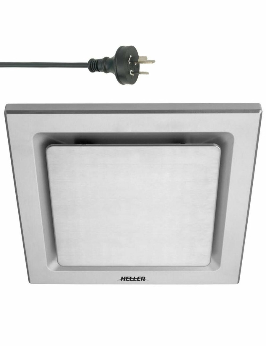 Home And Lifestyle KG Electronics Heating & Cooling | Heller 250Mm Ventilating Ducted Exhaust Fan Silver