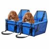 Home And Lifestyle Soga Pet Accessories | Soga 2X Waterproof Pet Booster Car Seat Breathable Mesh Safety Travel Portable Dog Carrier Bag