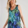 Women Millers Singlets & Tanks | Millers Sleeveless Smart Layered Print Cami