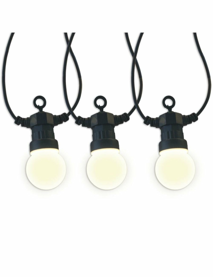 Home And Lifestyle Carter Outdoor Lights | Carter 14.5M Festoon String Party/Cafe Lights White Outdoor/Indoor Wall Plug