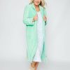 Women Millers Robes | Millers Long Sleeve Zip Through Robe With Roll Collar