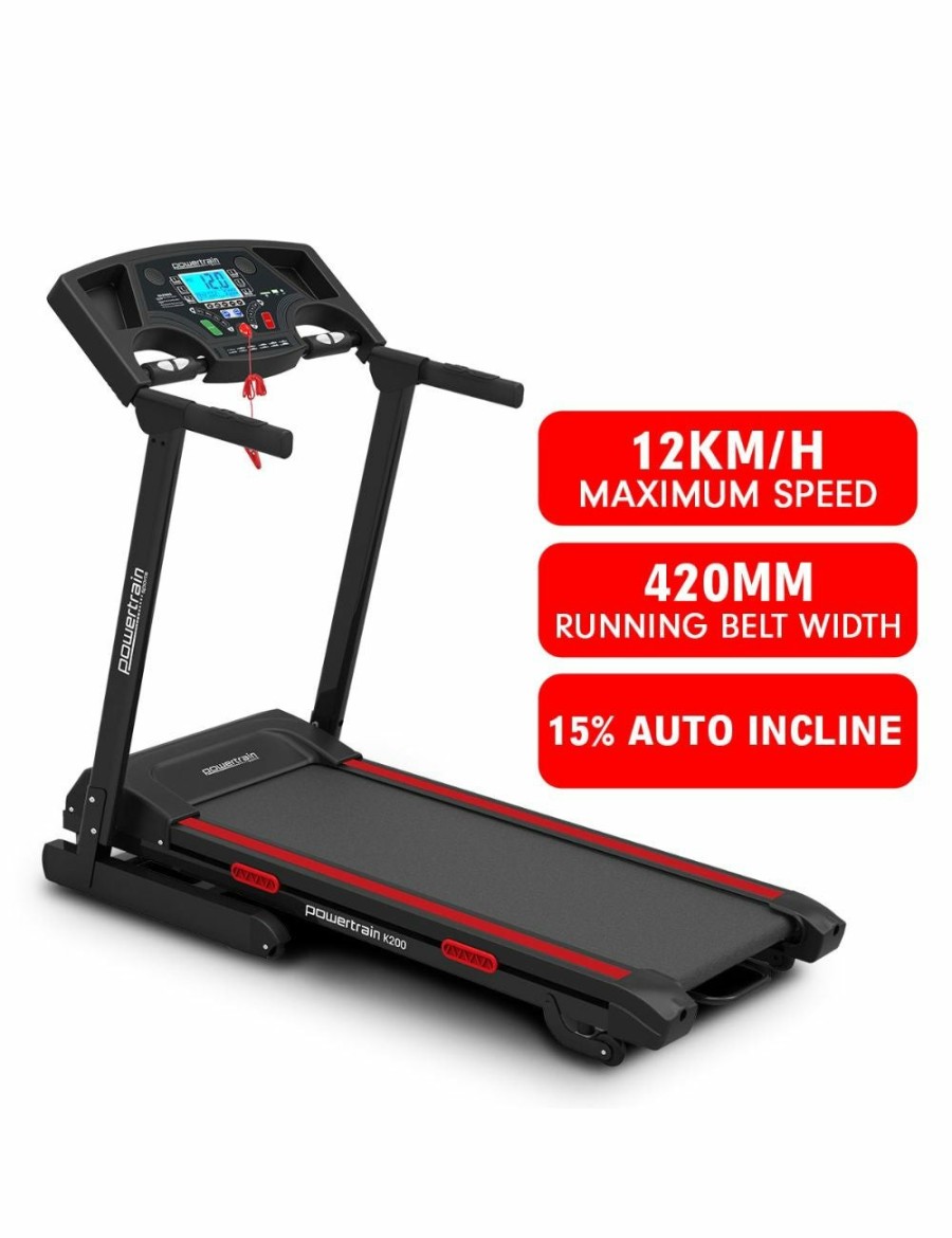 Sport & Fitness NNEDPE Treadmills | Nnedpe K200 Electric Treadmill Folding Home Gym Running Machine