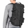 Outdoors HOD Health & Home | Black Outdoor Multi-Purpose Backpack Travel Hiking Fishing Tackle Bag- Black