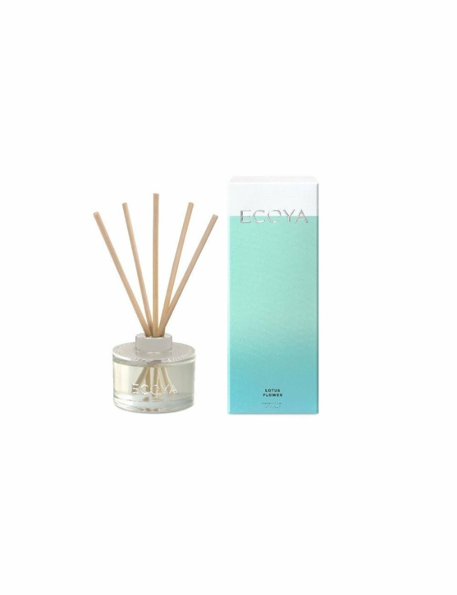 Home And Lifestyle Zoe's Kitchen Candles & Diffusers | Ecoya Mini Reed Diffuser 50Ml - Lotus Flower