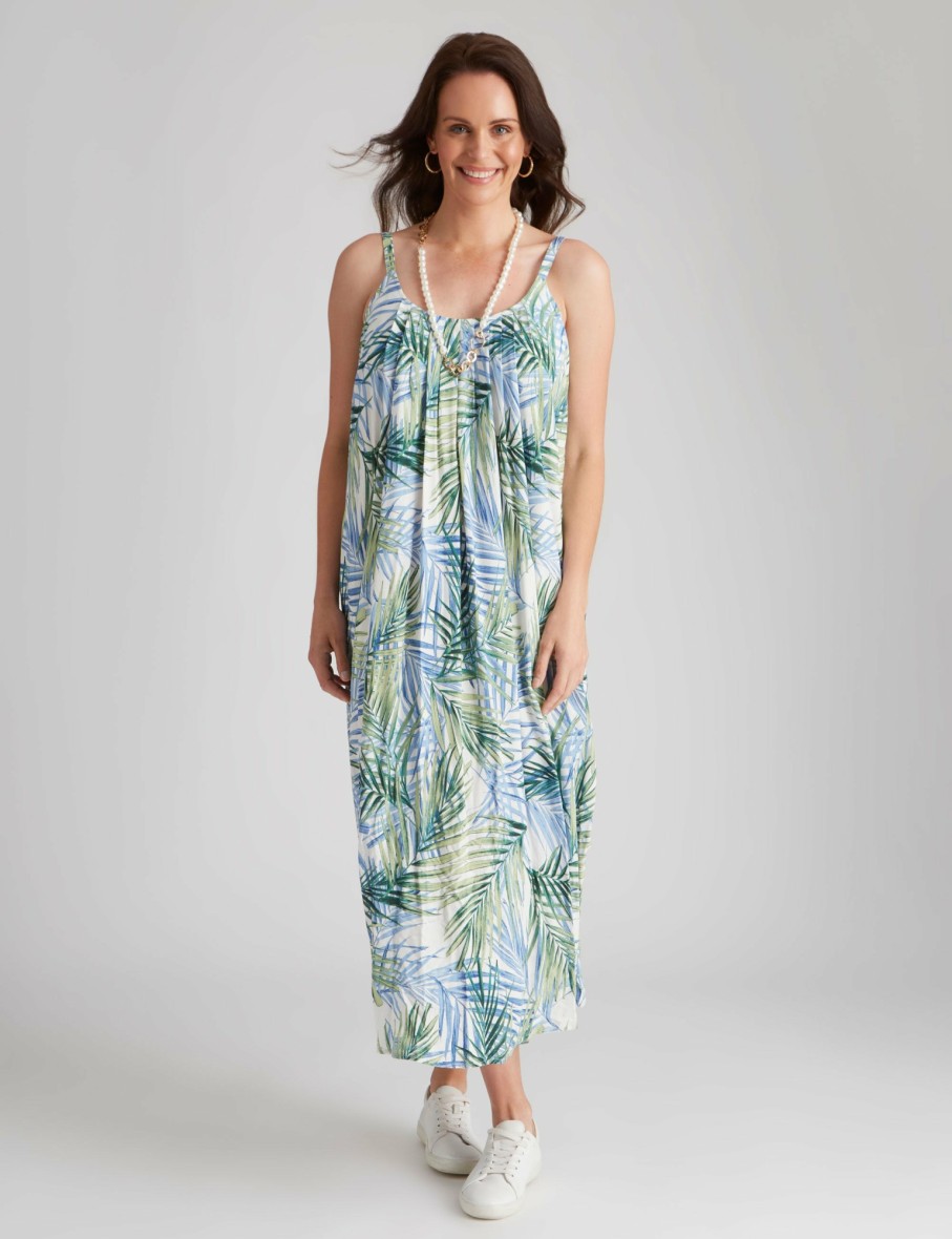 Women Millers Maxi Dresses | Millers Strappy Rayon Maxi Dress