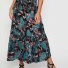 Women Millers Skirts | Millers Tiered Maxi Rayon Skirt