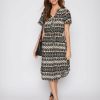 Women Millers Midi Dresses | Millers Rayon Zip Detail Midi Dress