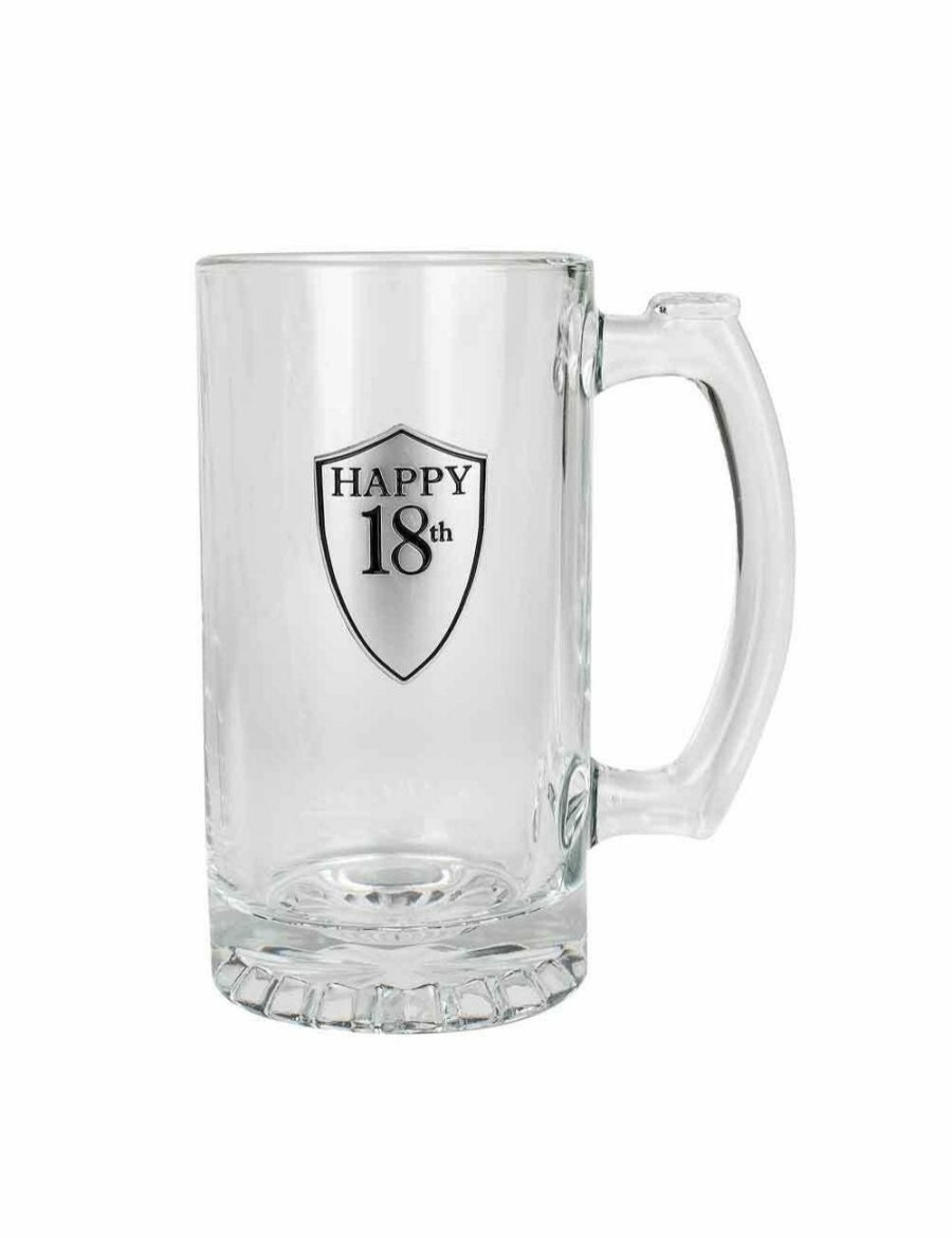 Home And Lifestyle UNBRANDED Glassware | Birthday 18Th Celebration Beer Stein/Glass 500Ml Drinking Cup Glassware W/Handle