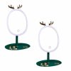 Beauty Soga | Soga 2X Green Antler Led Light Makeup Mirror Tabletop Vanity Home Decor