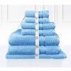 Home And Lifestyle Kingtex Bath Sheets | Kingtex 7 Piece Towel Bath Sheet Set