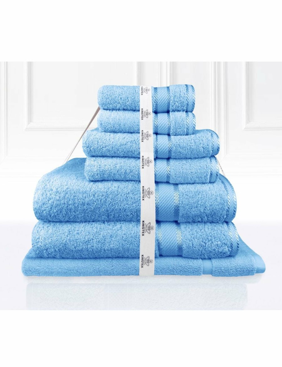 Home And Lifestyle Kingtex Bath Sheets | Kingtex 7 Piece Towel Bath Sheet Set