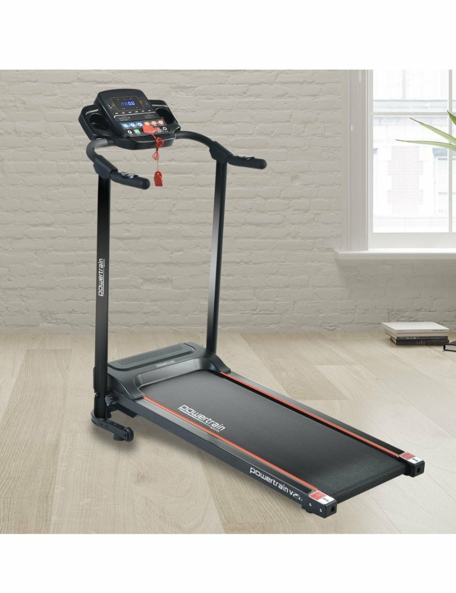 Sport & Fitness Powertrain Sports Aerobic | Powertrain V25 Foldable Treadmill Home Gym Cardio Walk Machine