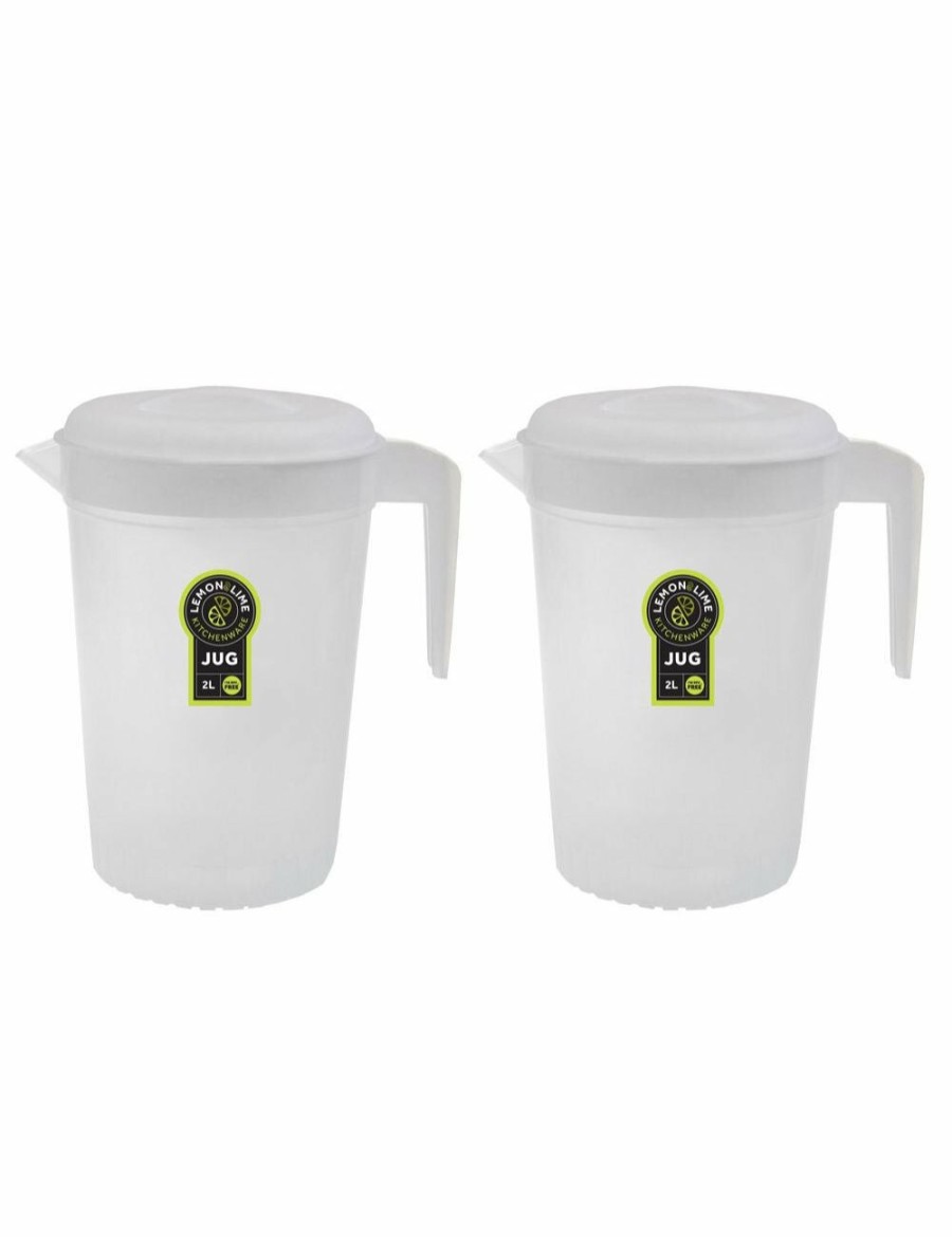 Home And Lifestyle KG Electronics Jugs & Carafes | Lemonlime 2L Plastic Jug 2Pk