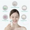 Beauty HOD Health & Home | Professional 5 In 1 Facial Cleansing Brush Electric Wash Cleaner Wet/Dry Massage Pore Deep Cleaning Dead Skin Exfoliating Brush - One Size