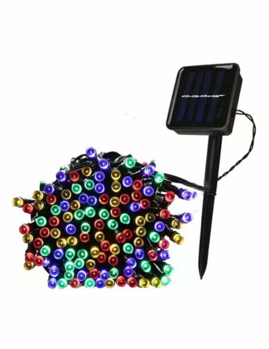 Outdoors ICB | Solar-Powered Led Fairy Lights - 12 Metres - Multicolour