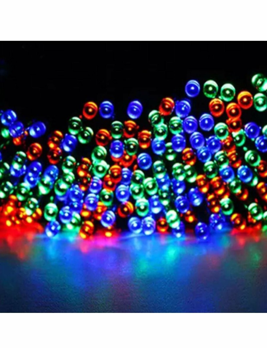 Outdoors ICB | Solar-Powered Led Fairy Lights - 12 Metres - Multicolour