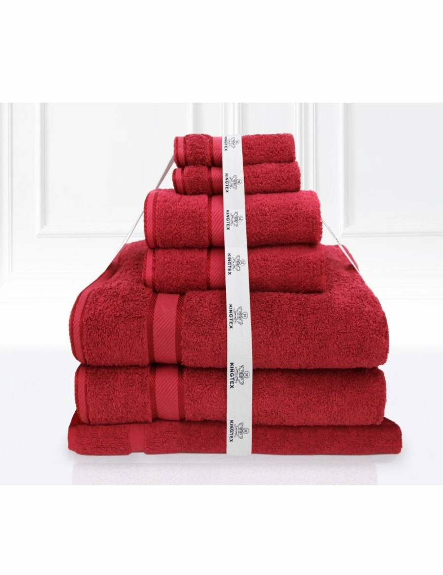 Home And Lifestyle Kingtex Towel Sets | Kingtex 7 Piece Bath Towel Set