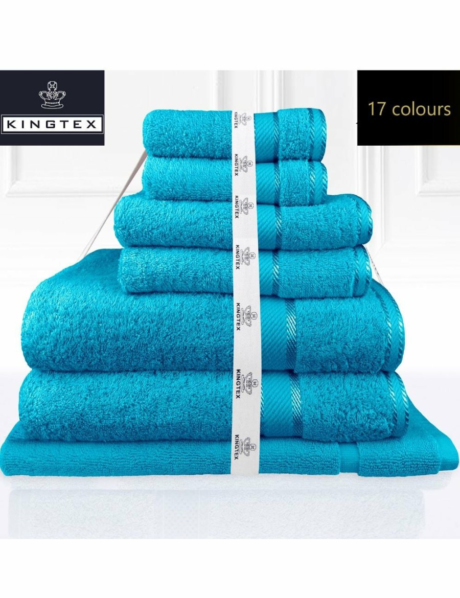 Home And Lifestyle Kingtex Towel Sets | Kingtex 7 Piece Bath Towel Set