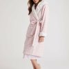 Women Millers Robes | Millers Hooded Heart And Stripe Print Robe With Hood