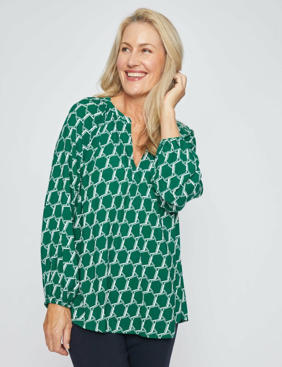 Women Millers Long Sleeve Tops | Millers Long Sleeve Print Blouse