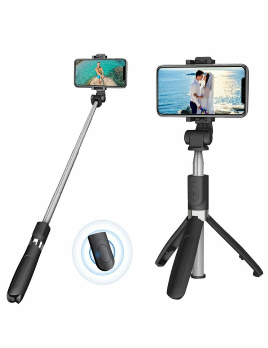 Home And Lifestyle ICB Cameras & Accessories | 4In1 Bluetooth Selfie Stick - Whats More Important Than Taking A Good Selfie