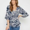 Women Millers Shirts & Blouses | Millers 3/4 Sleeve Frill Hem Blouse