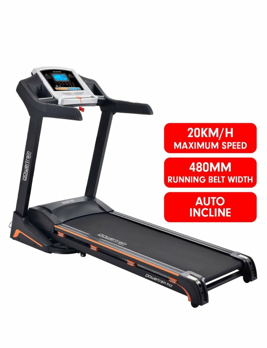 Sport & Fitness NNEDPE Aerobic | Nnedpe Mx2 Foldable Home Treadmill Auto Incline Cardio Running