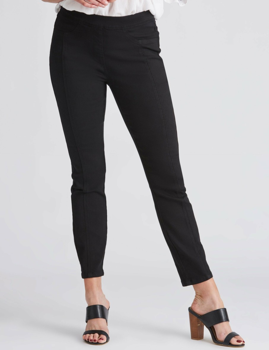 Women Millers Jeans | Miller Full Length Seam Detail Coloured Jegging