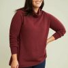 Women EziBuy Merino & Lambswool | Sara Lambswool Roll Neck Hi-Low