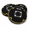 Sport & Fitness SKLZ Golf | 3Pc Sklz Rubber Disc Ball Bunker Caddie Golf Swing/Shot Compact Trainer Grey