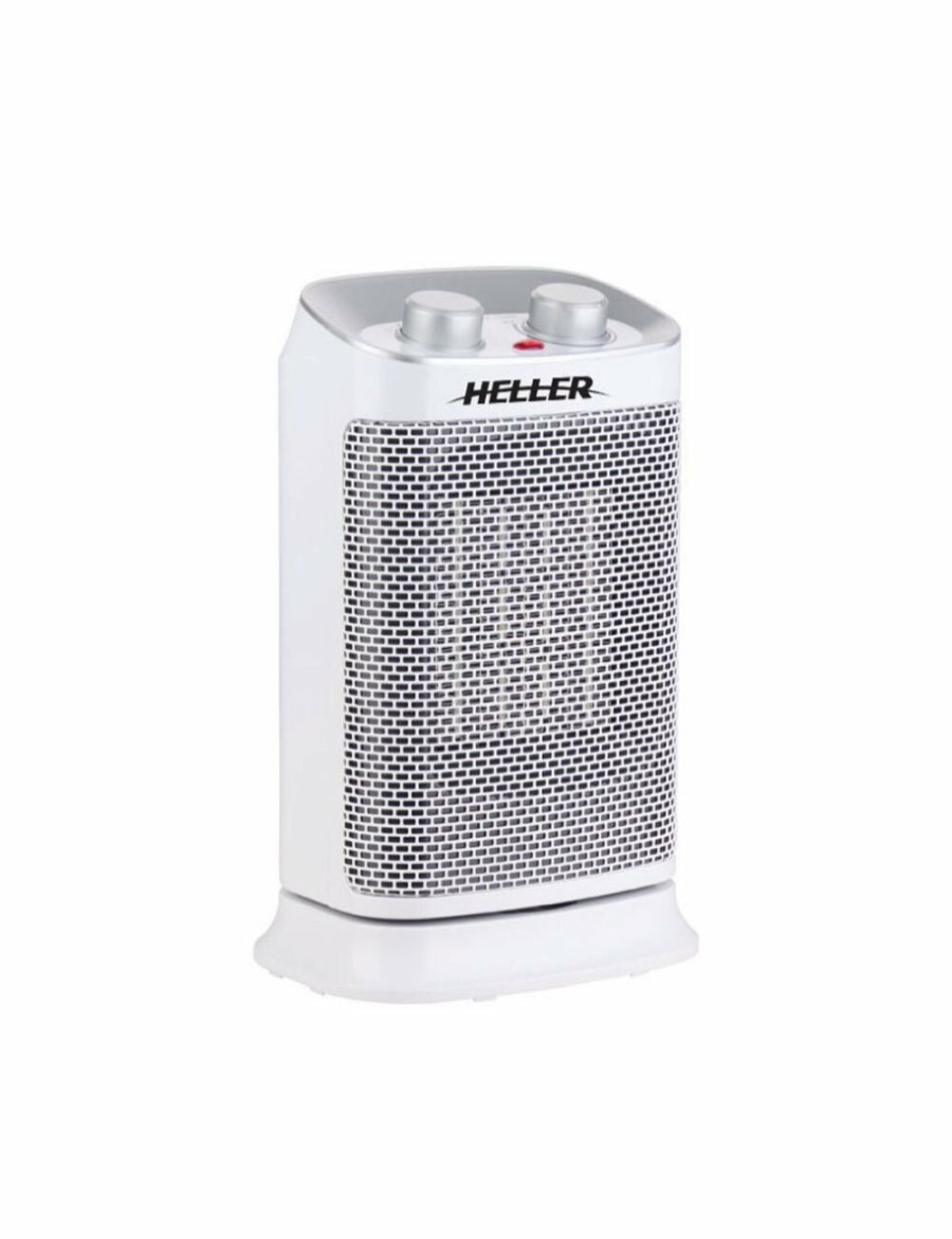 Home And Lifestyle HELLER Heating & Cooling | Heller 1500W Ceramic Oscillating Fan Heater