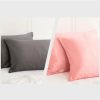 Home And Lifestyle Royal Comfort Silk Pillowcases | Royal Comfort Mulberry Silk Pillowcase Combo - 2 X Twin Packs Charcoal + Blush