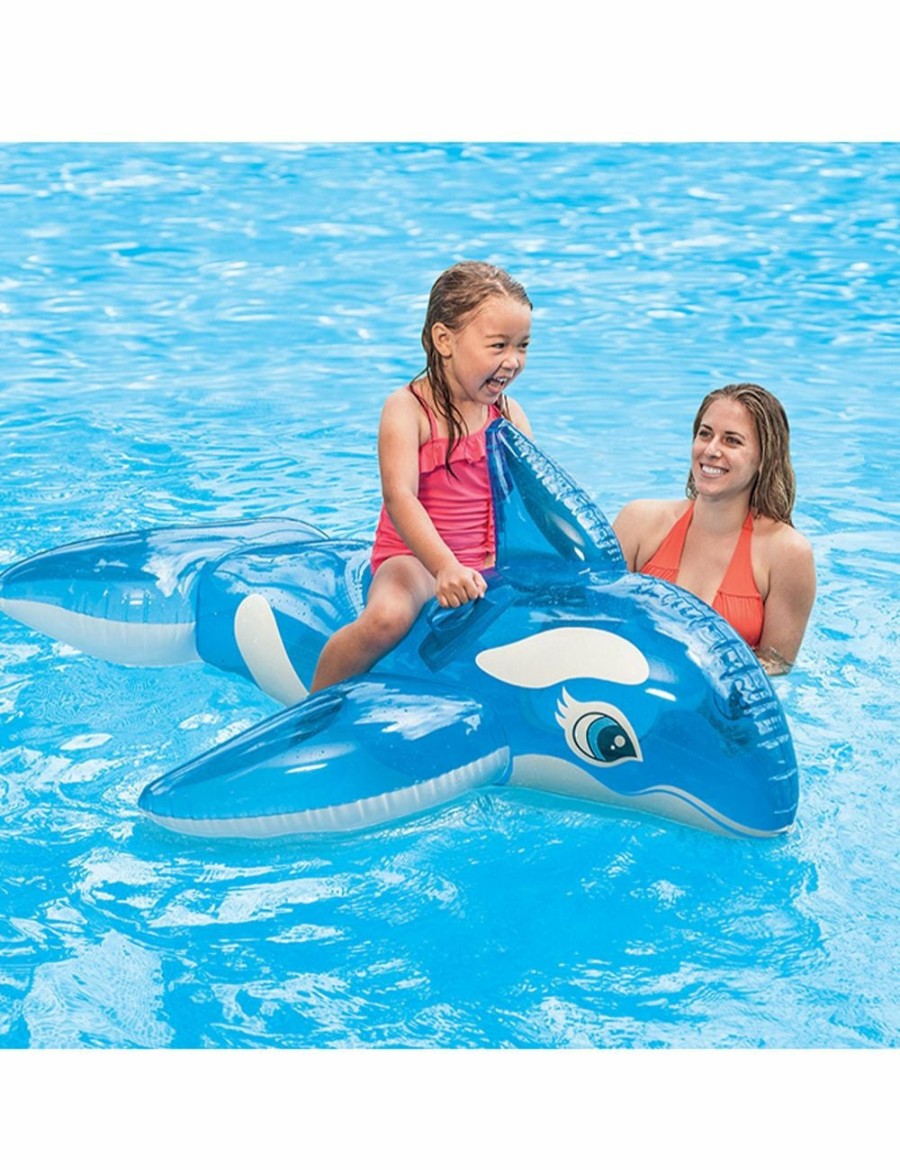 Outdoors INTEX | Intex Lil Whale Ride-On Inflatable Kids Floats 3Y+