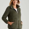 Women Millers Fleece | Millers Long Sleeve Teddy Coral Fleece Zipped Through Jacket