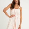 Women Rockmans Sleeveless Dresses | Rockmans Sleeveless Tiered Frill Detail Beaded Dress