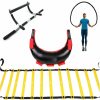 Sport & Fitness HOD Health & Home Weights | Crossfit Fitness Kit- Chin Up Bar Skipping Rope Weights Agility Ladder Set Pack- Standard