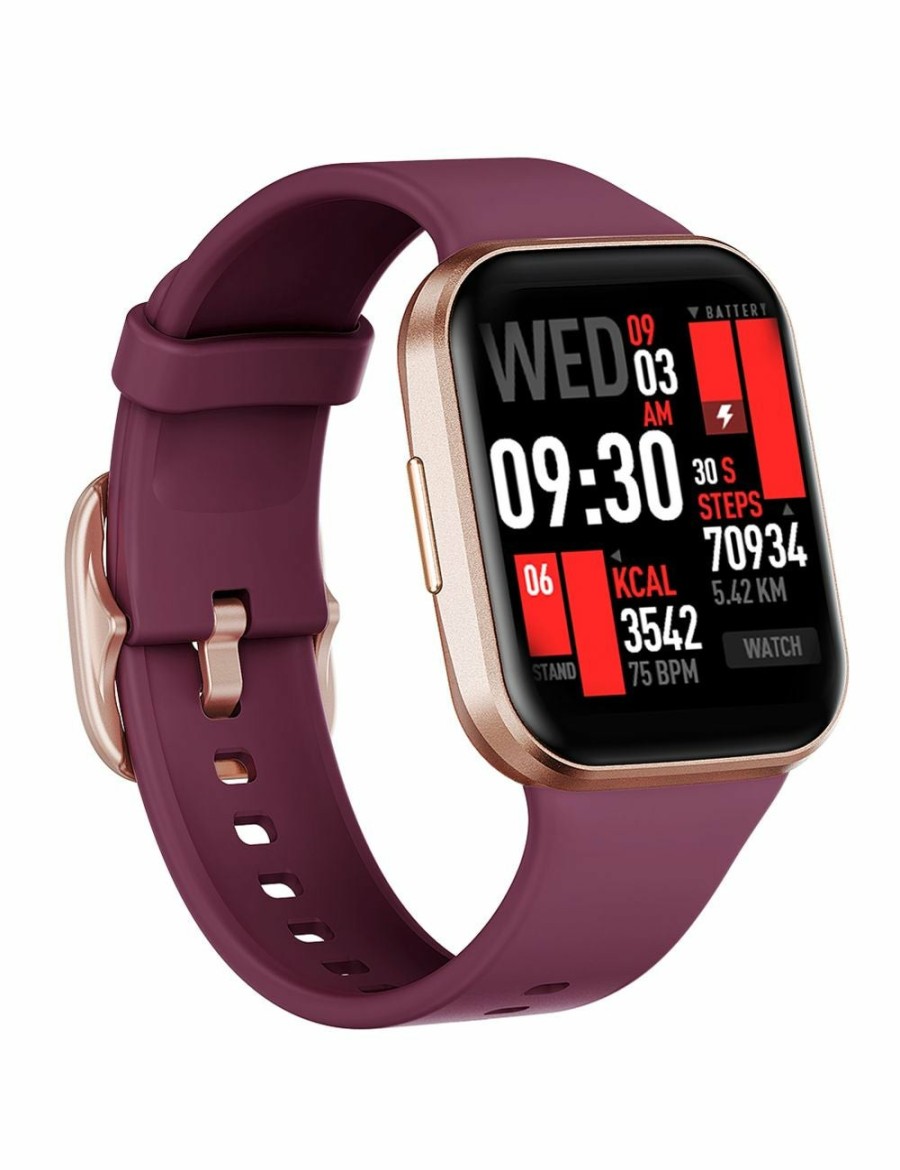 Sport & Fitness TODO | Bluetooth Smart Watch 1.6" Tft 2.5D Touch Screen Temperature Heart Rate Blood Pressure Bt 5.0 - Black