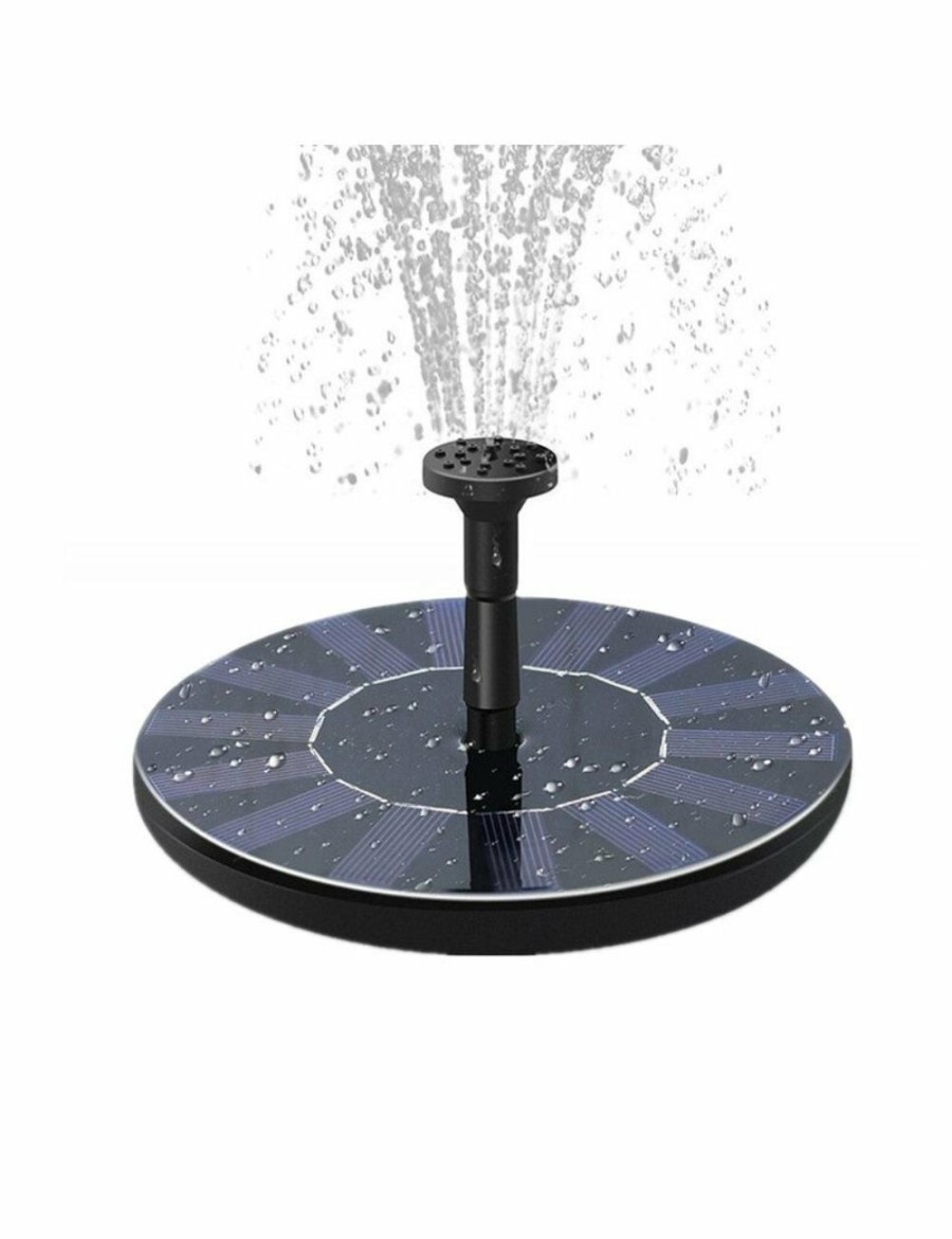 Outdoors HOD Health & Home | Mini Floating Solar Powered Fountain For Outdoor Garden Decoration Photo Color