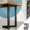 Home And Lifestyle Oikiture Tables | Oikiture 2X Coffee Dining Table Legs Bench Steel Metal Industrial 71 X 71Cm