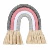 Home And Lifestyle HOD Health & Home Wall Decor | Handmade Macrame Rainbows Boho Nordic Home Decor- Bubblegum