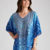 Women Millers Kaftans | Millers Extended Sleeve Placement Wow Print Bling Kaftan