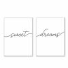 Home And Lifestyle HOD Health & Home Wall Decor | Sweet Dreams Canvas Prints Simple Wall Art Home Decor- 30X40 Cm