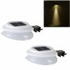 Outdoors ICB | Outdoor Solar Gutter Led Lights - Sun Power Smart Solar Gutter Night Utility Security Light - 2Packs