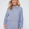 Women Millers Long Sleeve Tops | Millers Long Sleeve Cut About Stripe Shirt