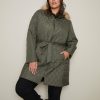 Women Autograph Coats | Autograph Woven Longline Belted Puffer Coat