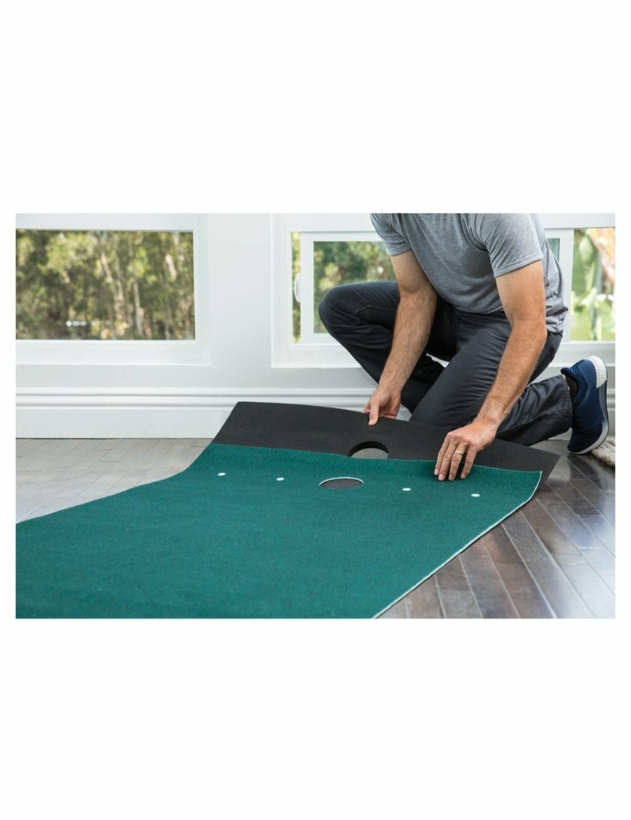 Sport & Fitness SKLZ Golf | Sklz 10' Vari-Break Golf Practice Indoor Swing Training Green Mat W/Putt Pocket