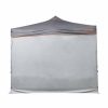 Outdoors WILDTRAK | Wildtrak Solid Wall 3.0 Cover Accessory W/ Zipper For Camping 3M Gazebo Grey