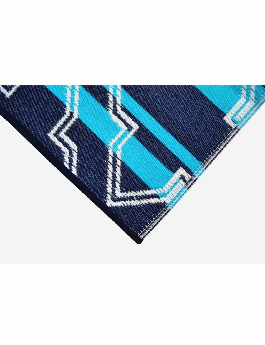 Home And Lifestyle Rug Club Rugs | Alfresco Reversible Outdoor Mat - 21A4 - Blue/White